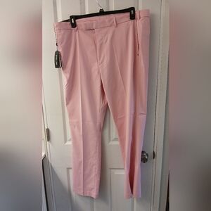 NWT RLX Ralph Lauren Men's Bubble Gum Pink Golf Pants | Tailored Fit 40x32